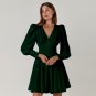 Autumn Winter New Style Women's European American Short Skirt Design Shirt French Dress Classy Palac