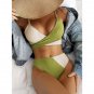 Bikini Sexy Color Matching Halter Split Swimsuit Fashion Ladies