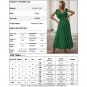Fashion Slim-Fit Sexy Ruffle Sleeve Chiffon Pleated Skirt Solid Color Dress