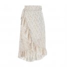 Skirts Sweet Breathable Summer Large Hem Textile-printing Slit Design Long Skirts for Date