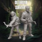 The Last Of Us (Joel Miller and Ellie Models), 3d printed