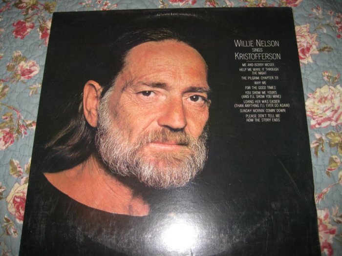 Willie Nelson sings Kristofferson 33 1/3 rpm