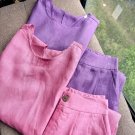 Linen shirt and trousers set (SH-0002)