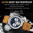 POEDAGAR Luxury Man Watch High Quality Waterproof Chronograph Luminous Men's Wristwatch