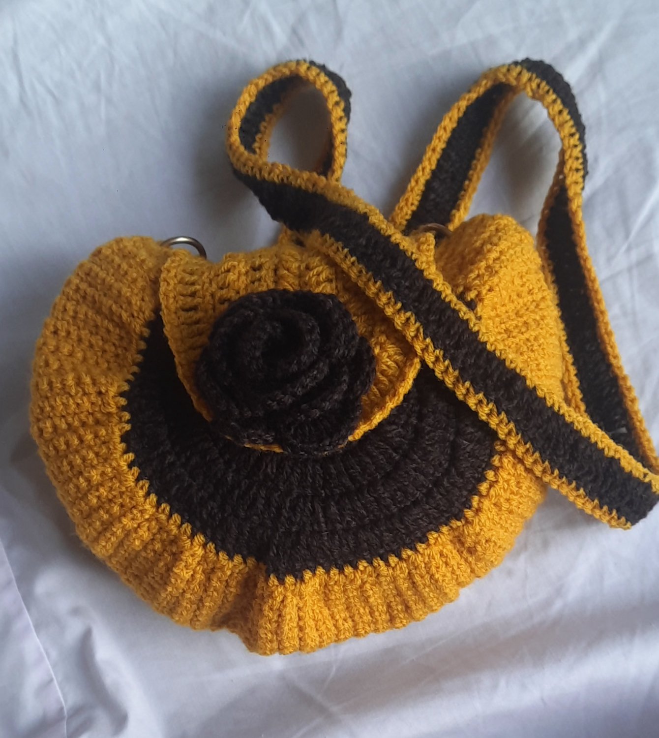 Hand made woolen bag