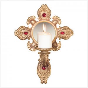 Holy Cross Candleholder - 35555