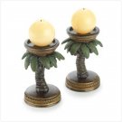 Palm Tree Candleholders - 36006
