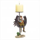 Cowboy Rooster Candleholder - 37972