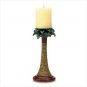 Rattan Styled Palm Tree Candle Holders - 37988