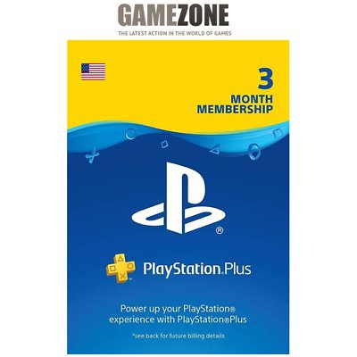 Sony PlayStation Plus Essential 3 Month PSN Membership USA