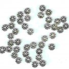 25 - 6MM Sterling Silver Rondells