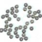 25 - 6MM Sterling Silver Rondells