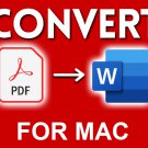 PDF to Word For MacOs