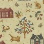 Folk Art Fancy Panel and Fat Quarter Pak