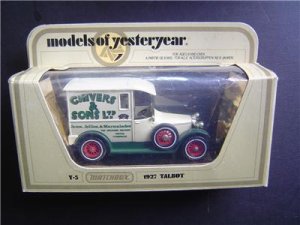MB-LESNEY 78 MODEL YESTERYEAR 1927 TALBOT DELIVERY TRK