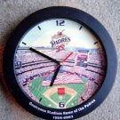 San Diego Padres Baseball Stadium Wall Battery Clock