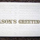 American Airlines AA Seasons Greeting Card 1960's-70's