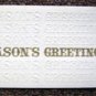 American Airlines AA Seasons Greeting Card 1960's-70's