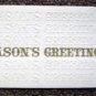 American Airlines AA Seasons Greeting Card 1960's-70's