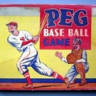 Vintage Peg Baseball Game by Parker Brothers 1930's