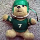 New York Jets Football Vintage Teddy Bear with Helmet