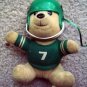 New York Jets Football Vintage Teddy Bear with Helmet