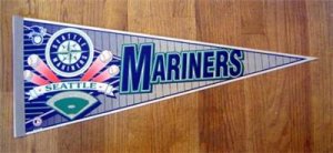 Seattle Mariners New Baseball Pennant 1990's Wincraft