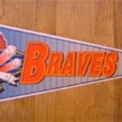 Atlanta Braves New Baseball Pennant 1990's Wincraft