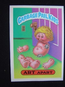 GARBAGE PAIL KIDS GIANT STICKER #6 ART APART SERIES #1