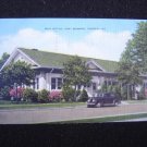 Post Office Fort Benning Georgia Linen Post Card