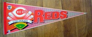 Cincinnati Reds New Baseball Pennant 1990's Wincraft