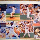 1988 Uncut Sheet 8 Mets & Red Sox Clemens Boggs Gooden