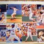 1988 Uncut Sheet 8 Mets & Red Sox Clemens Boggs Gooden