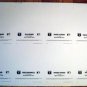 1988 Uncut Sheet 8 Mets & Red Sox Clemens Boggs Gooden