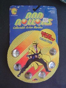 Dick Tracy Rad Rollers Collectiable Action Marbles MIP