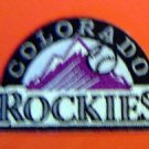 Colorado Rockies Baseball Cloth Patch 3"