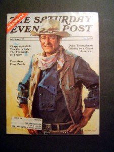 Jul/Aug 79 Sat Even Post Wayne~Chappaquiddick~Terrorism
