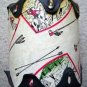 Vintage Toy Drum Indian Design Black Rubber Ends