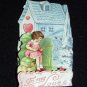 1900's German Valentine Pop Up Pull Down Die Cut