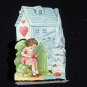 1900's German Valentine Pop Up Pull Down Die Cut