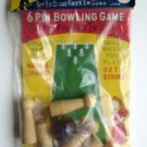6 Pin Bowling Game Japan Old Dime Store Toy MIP