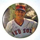 Carlton Fisk 1970's Boston Red Sox Pin 3" Fac Auto