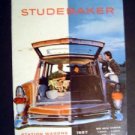 Vintage 1957 Studebaker Station Wagon Auto Car Brochure