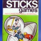Sports Pick Up Sticks Football Baseball Game 1973