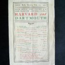 1911 Harvard Dartmouth Joint Concert Music Jordan Hall