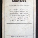 Circa 1940's Packard - Ideal Shutters Brochure