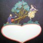 (2) Valentine Die Cuts Victorian Man & Woman Germany