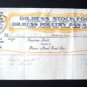 Dr Hess Stock Food Poultry Pan-a-ce-a Letter Head 1901