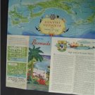 1950s Key To Bermuda Isles of Summer Travel Brochure