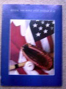 1986 World Series Baseball Program Mets vs Red Sox
